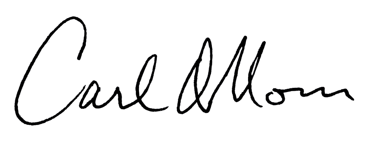 Dr. Carl Moses' signature