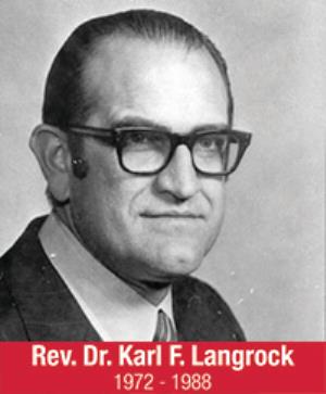 Rev. Dr. Karl F. Langrock