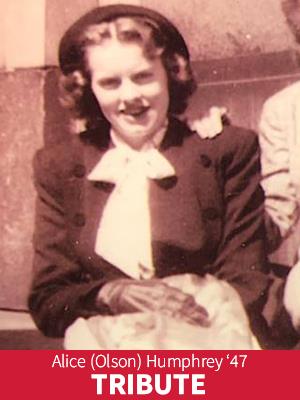 Alice (Olson) Humphrey '47