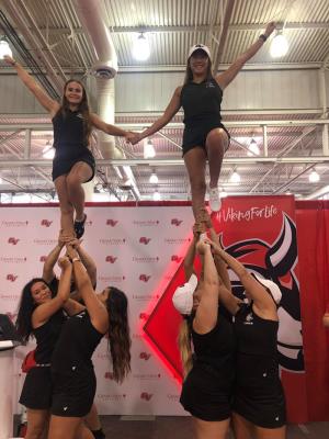 Cheer Squad at the State Fair 8.16.19