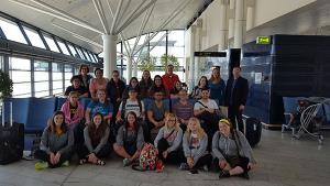 Copenhagen airport arrival