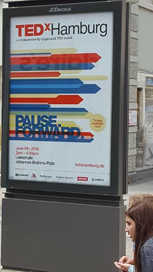 Public billboard in Germany