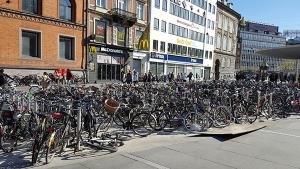 Sea of bicycles