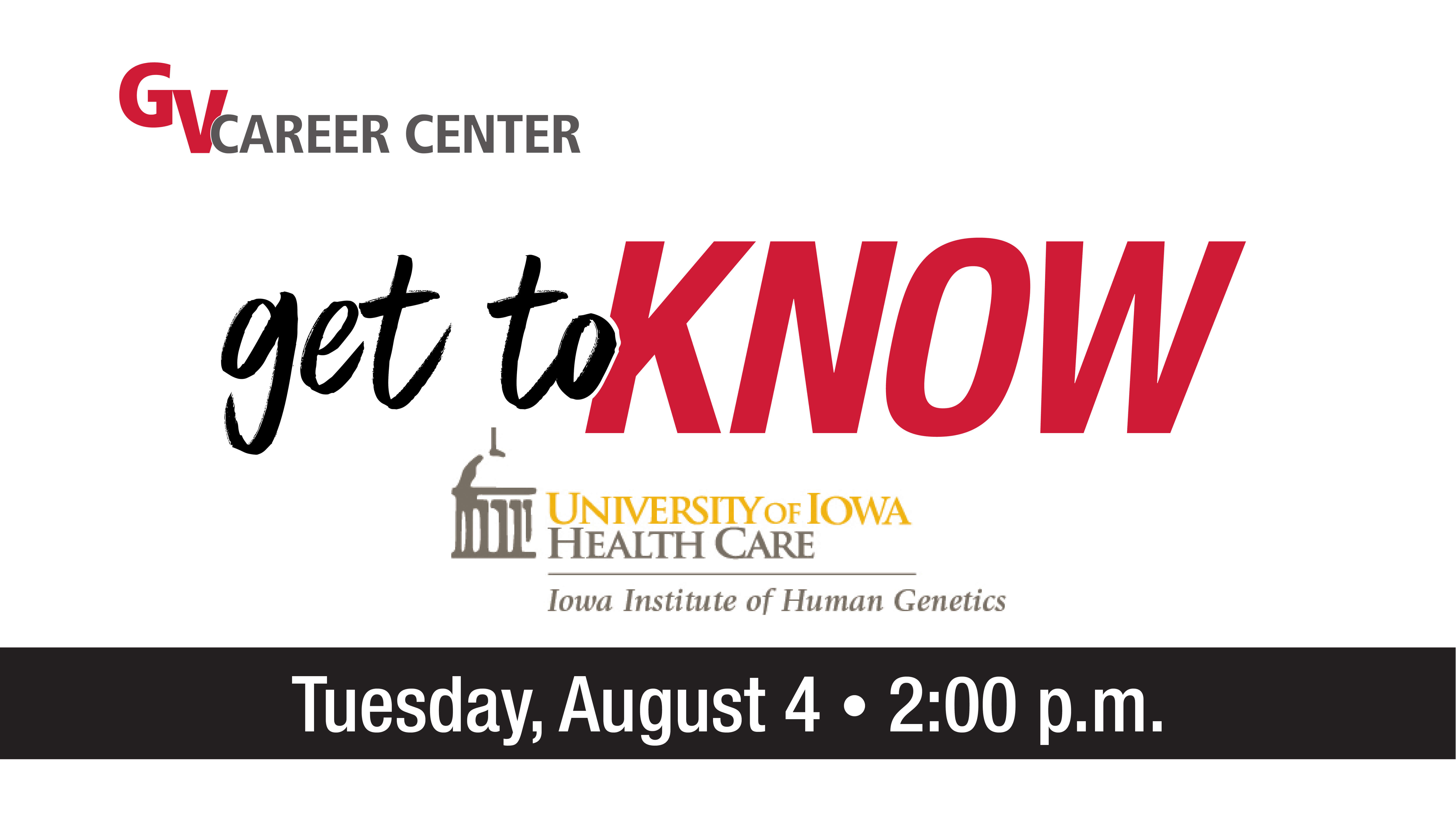 Get to Know U of I Genetics Get to Know U of I Genetics