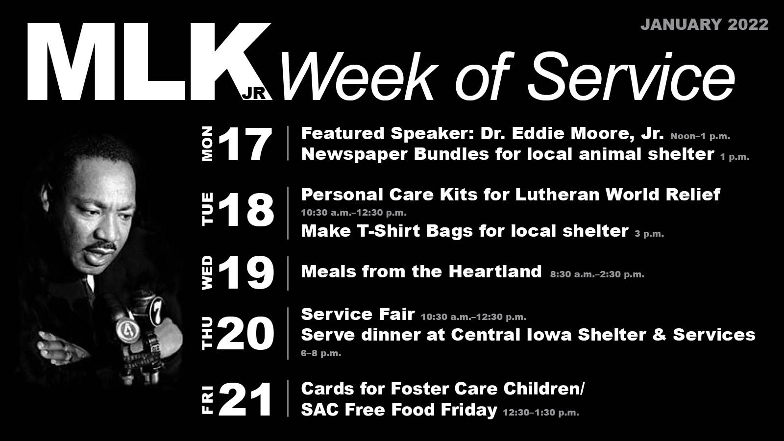 MLK Celebration & Keynote Speaker | Grand View University - Vimarsana News